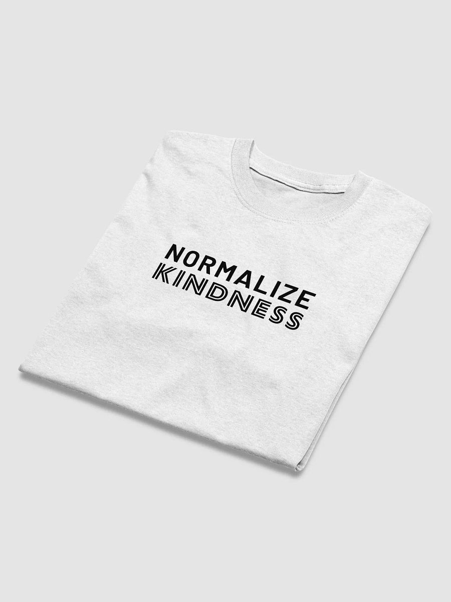 Normalize Kindness t-shirt (black text) product image (4)