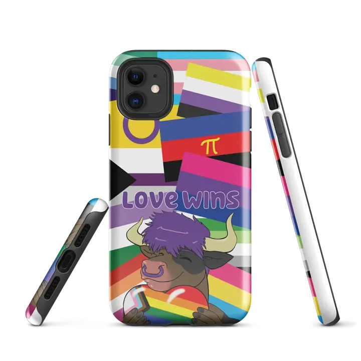 "Love Wins (Pride Flags Edition)" iPhone Cases product image (1)