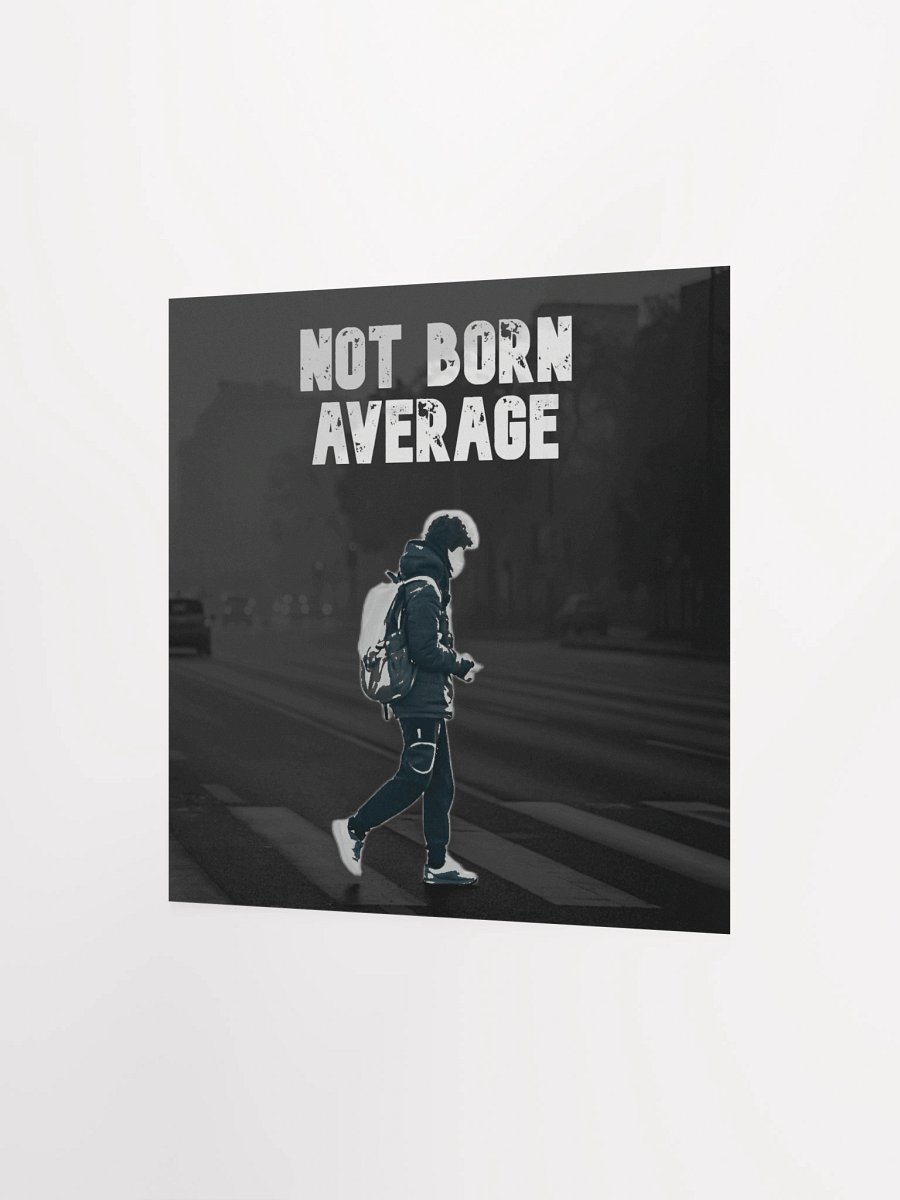 Not Born Average Urban Poster product image (6)