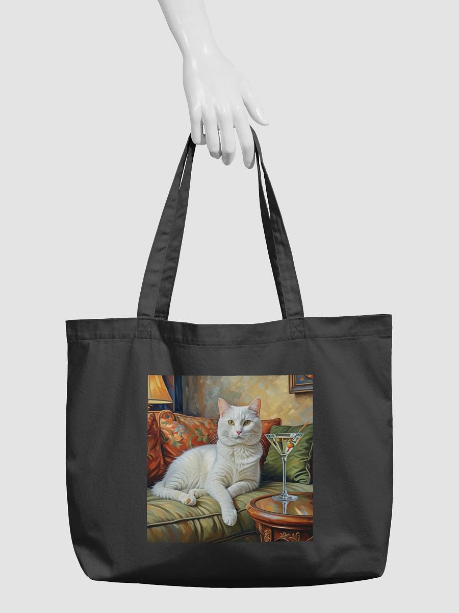 CLASSEY CAT ON COUCH NEXT TO MARTINI product image (3)