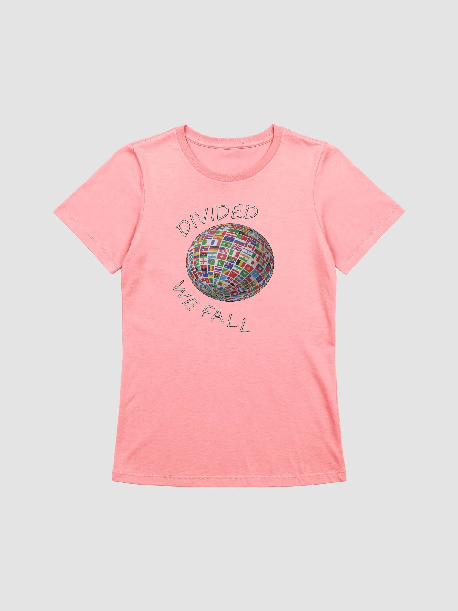Divided We Fall - Nations - Globe - Bella+Canvas Women's Supersoft Relaxed-fit T-Shirt product image (2)