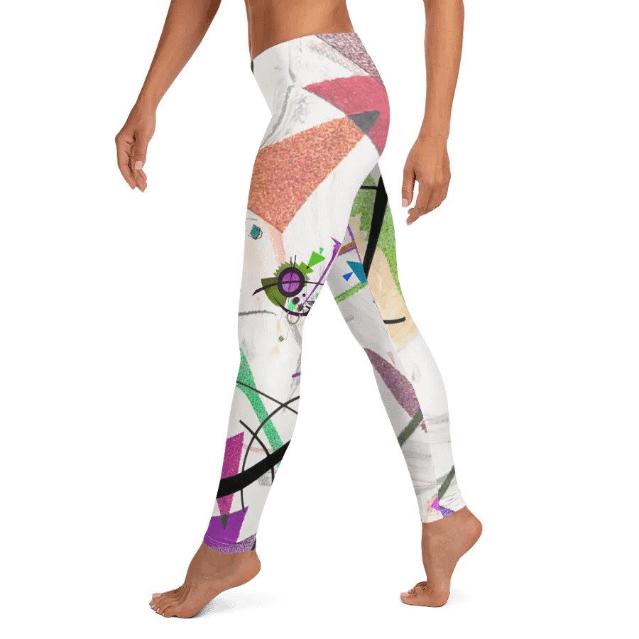 Abstract Lithographic Pattern Design leggings - V2 product image (4)