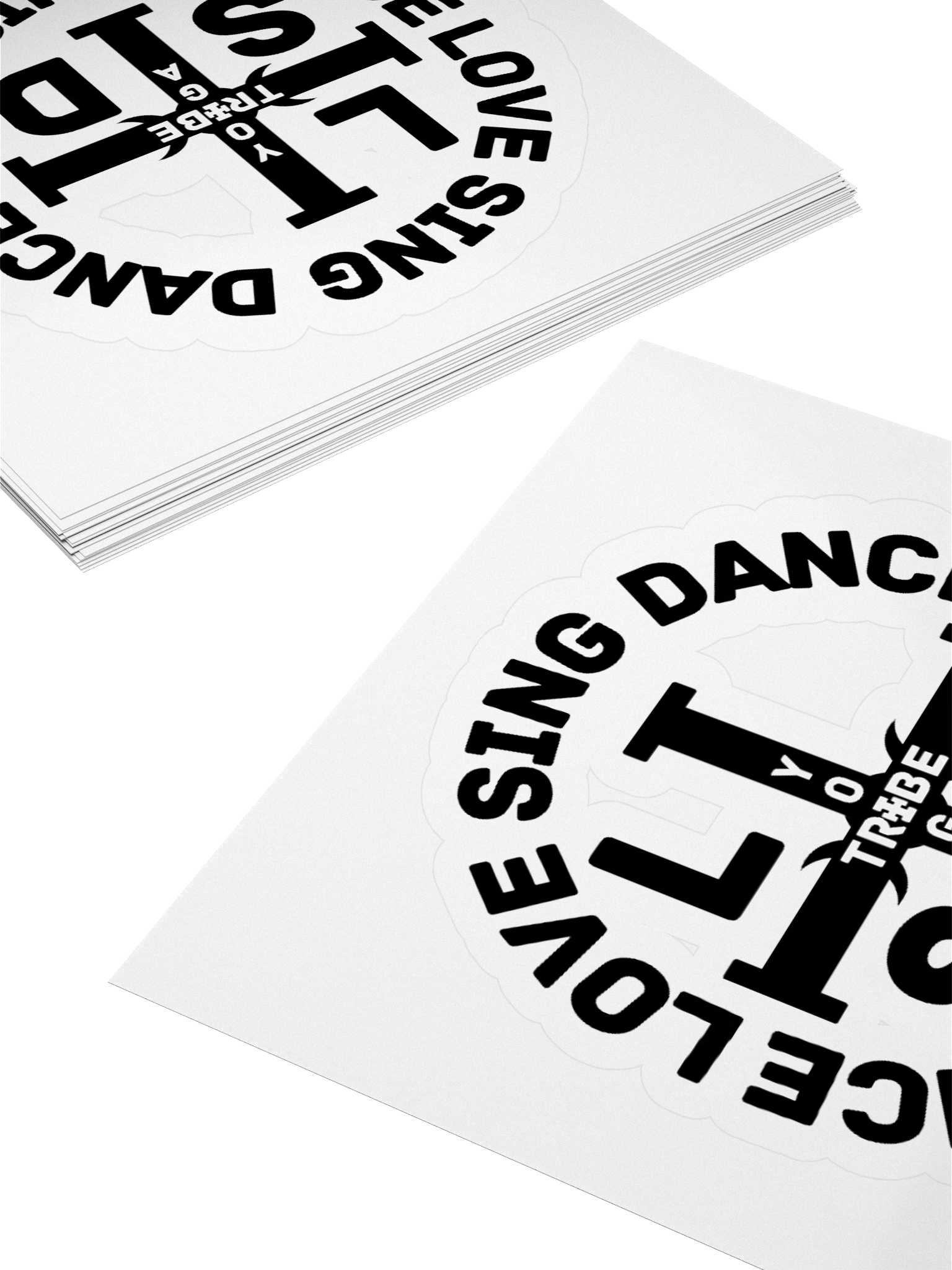 LSD "Love Sing Dance" Yoga Sticker product image (4)