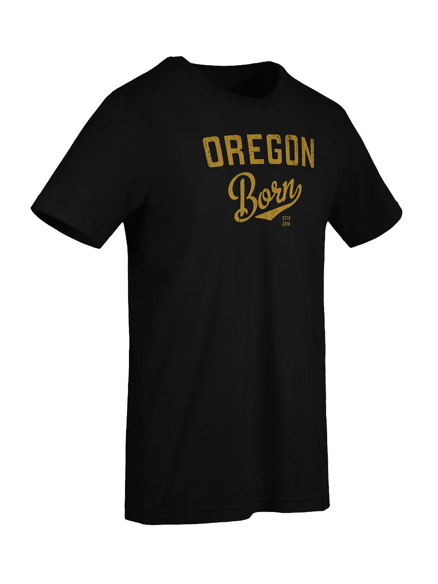 Oregon Born Varsity Script T-Shirt product image (73)