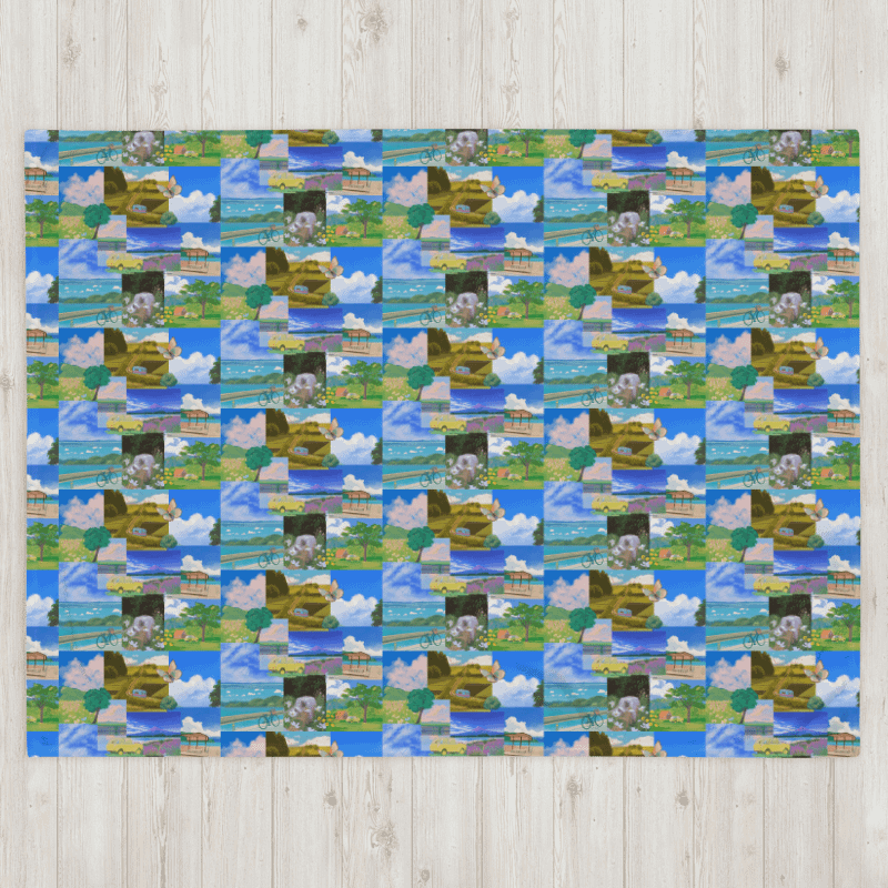 Screencap of Peace Throw Blanket product image (4)