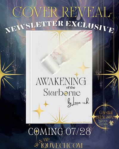 ✨✨ COVER REVEAL ALERT ✨✨
The wait is almost over... but only for those in the know 👀💫

The cover for Awakening of the Starbor...