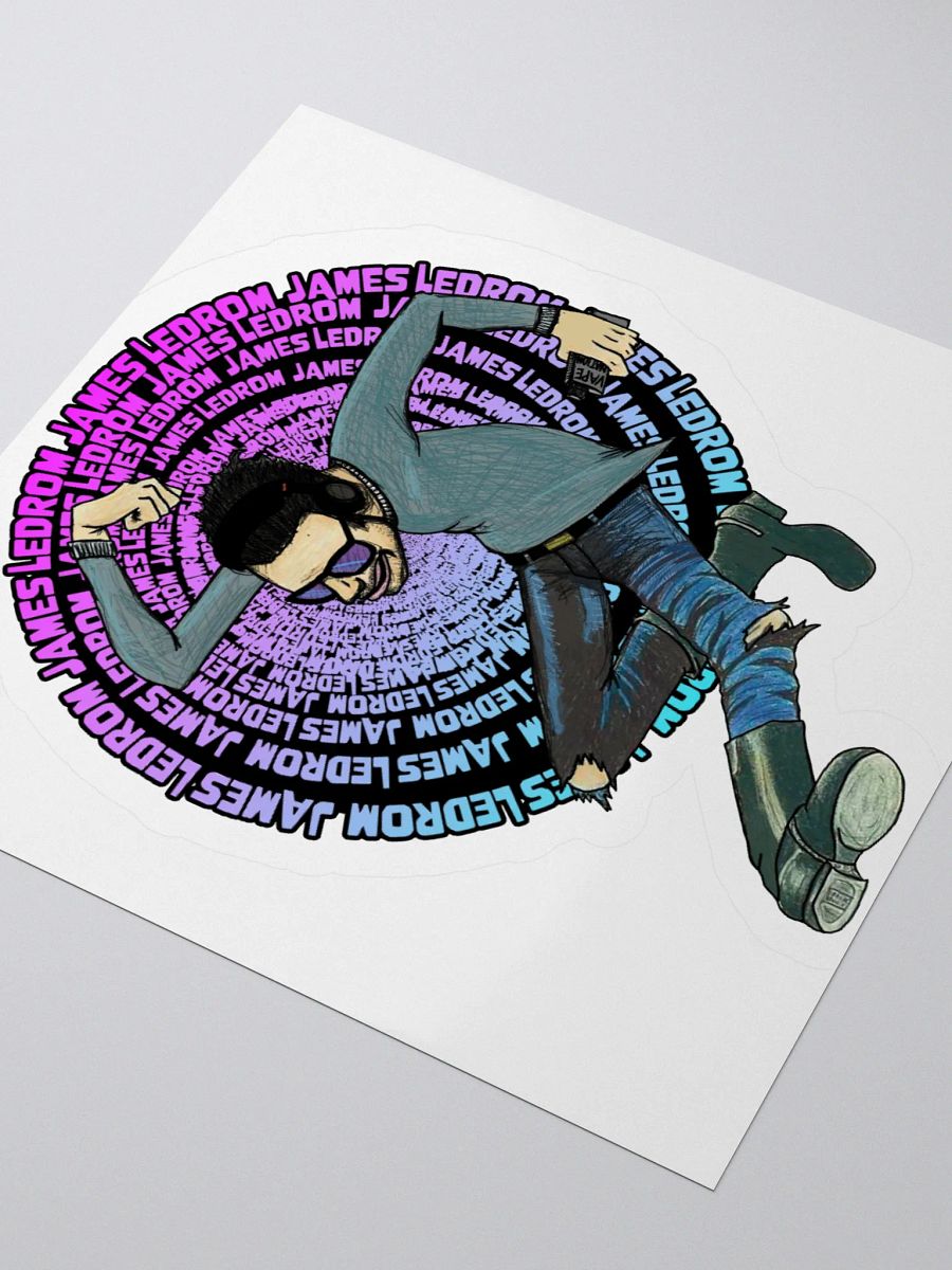 RM Brown Ledrom James Stickers product image (6)