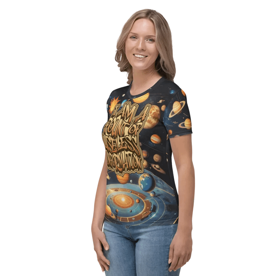 Funny Fount of Useless Information All Over Print T-shirt product image (6)