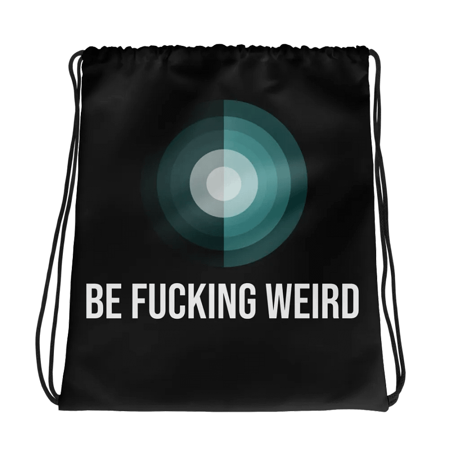 Eccentric Circles Drawstring Bag product image (1)