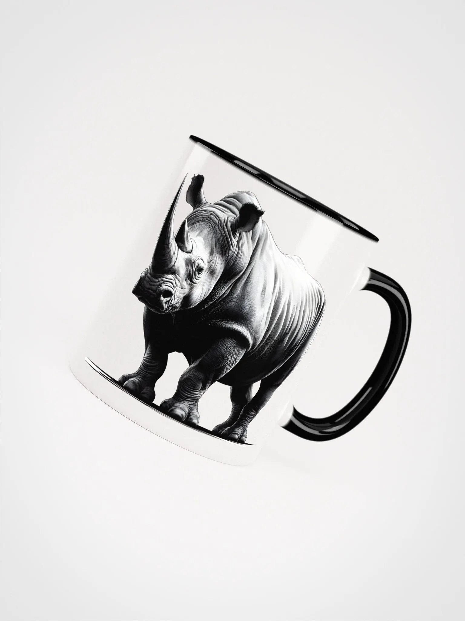 African Wild Rhino Ceramic Mug product image (2)