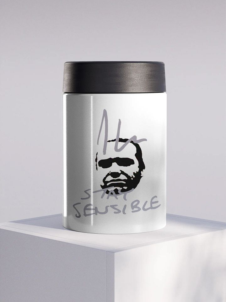 Jon Hare Stay Sensible Stainless Steel Koozie product image (2)