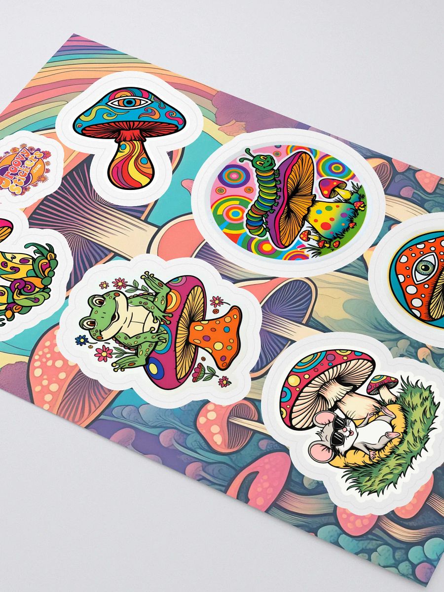 Whimsical Mushroom Wonderland Sticker Sheet product image (2)