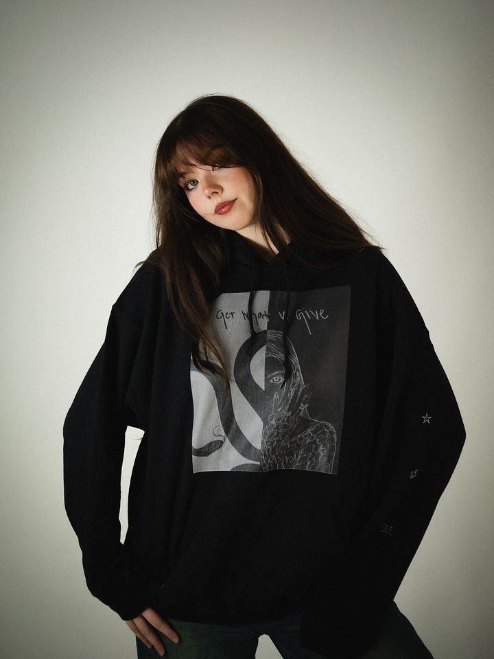 'Get What U Give' Split Sketch Hoodie product image (1)