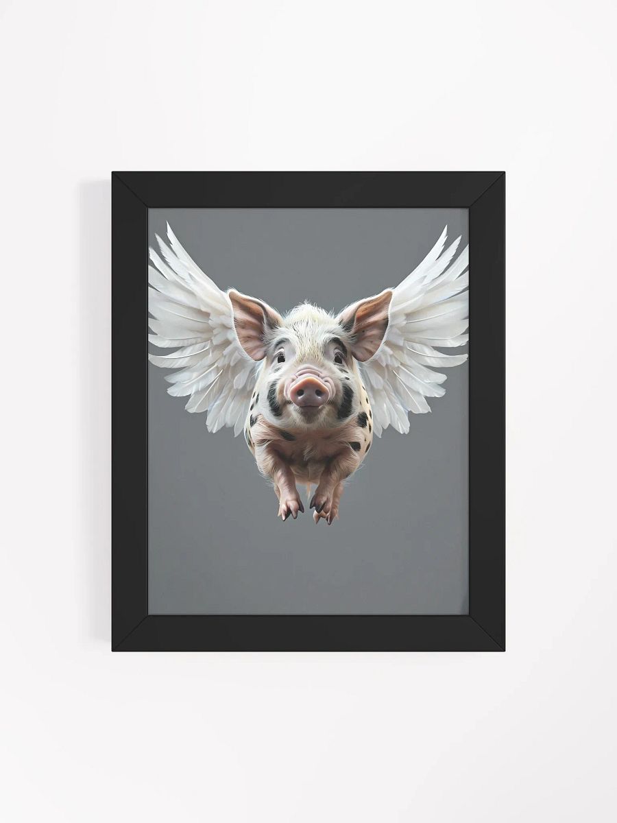 Flying Pig Framed Matte Poster product image (5)