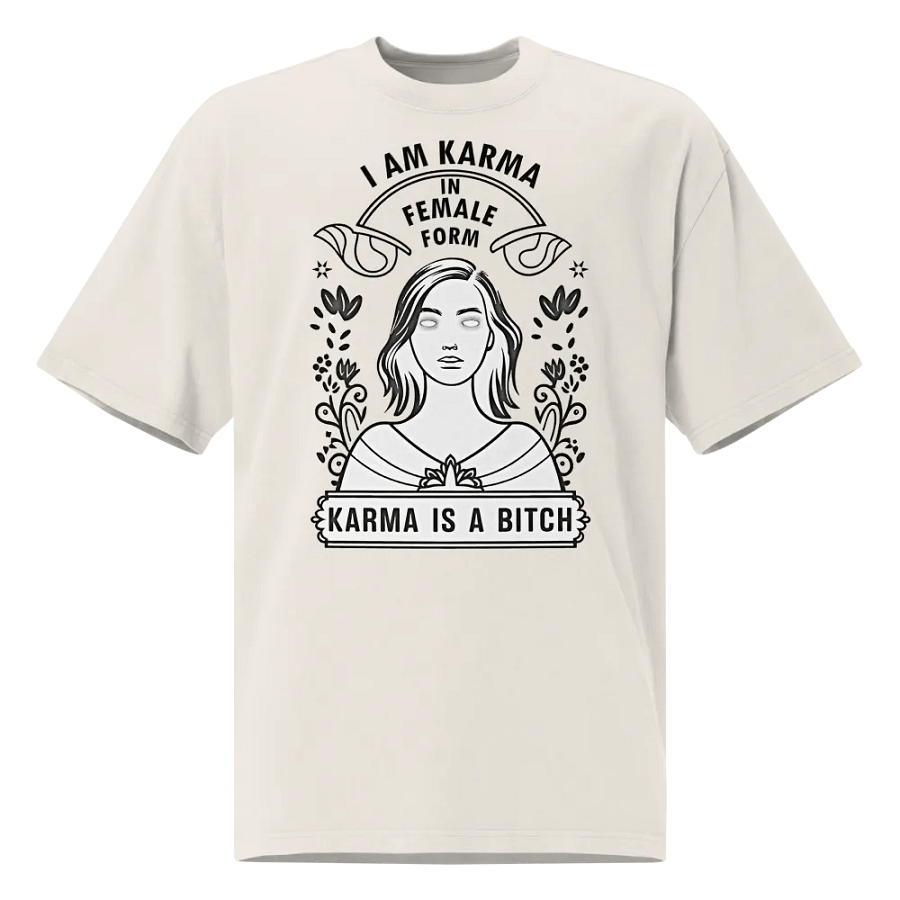 Karma Vision Oversized Tee product image (3)