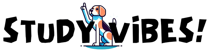 Digital Sticker / STUDY ViBES! / Doggy Fuka ver. / Black product image (1)