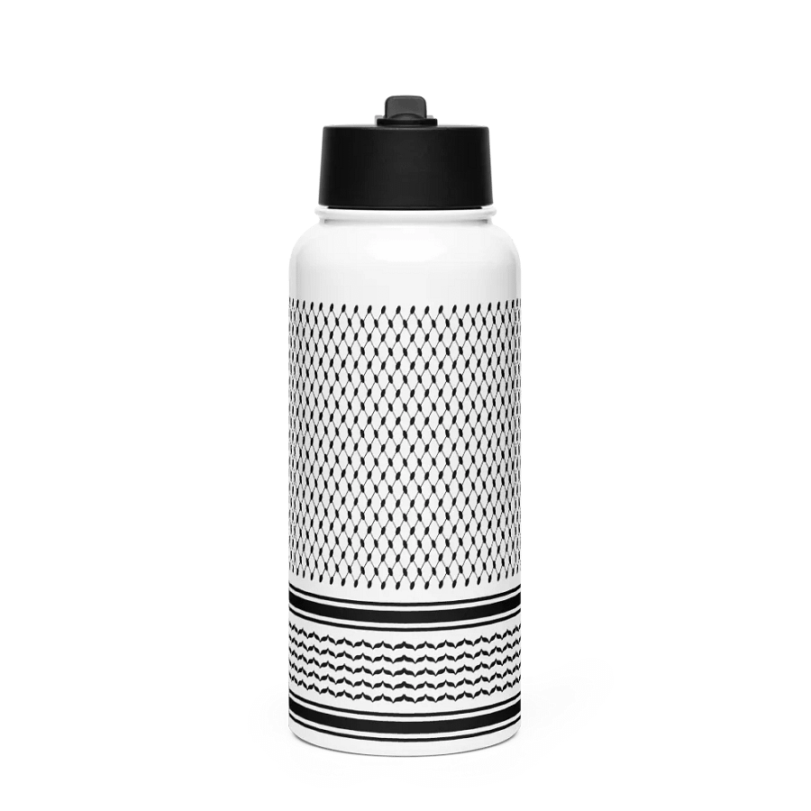 Glossy Black Stainless Steel Water Bottle product image (1)