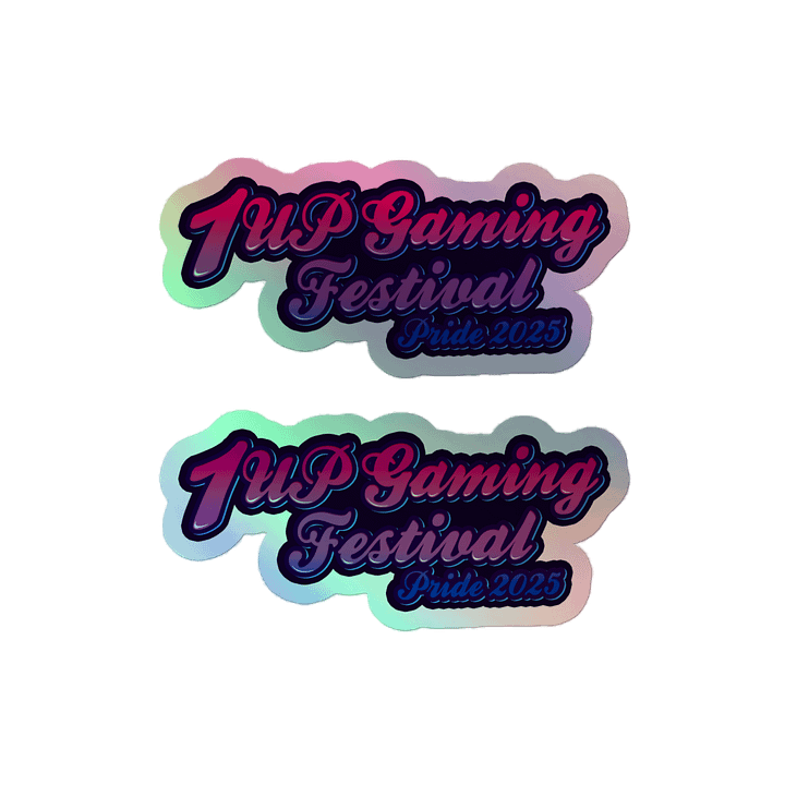 1UP Gaming Festival Bisexual Pride 2025 Stickers product image (2)
