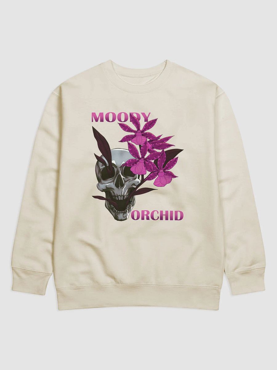 Moody Orchid Skull and Magenta Floral Sweatshirt product image (1)