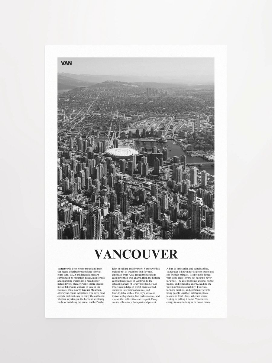 Vancouver 05 Newspaper Poster product image (11)