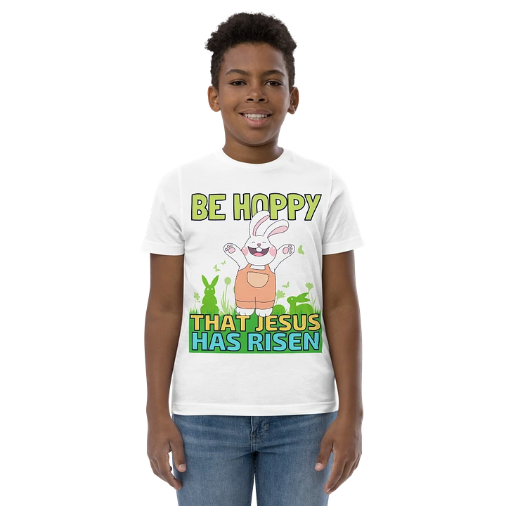 Be Hoppy That Jesus Has Risen Kids Easter T-Shirt product image (2)