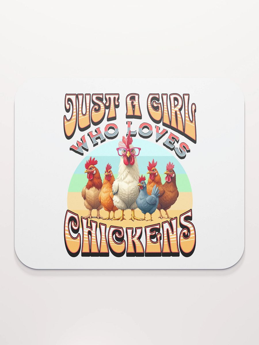 Just A Girl Who Loves Chickens Charming Mouse Pad product image (1)