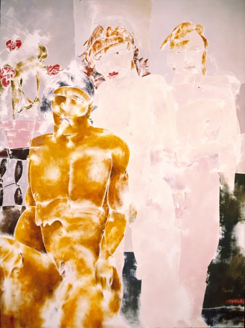 What Holds Us All (1984) on canvas (30" x 40") product image (1)