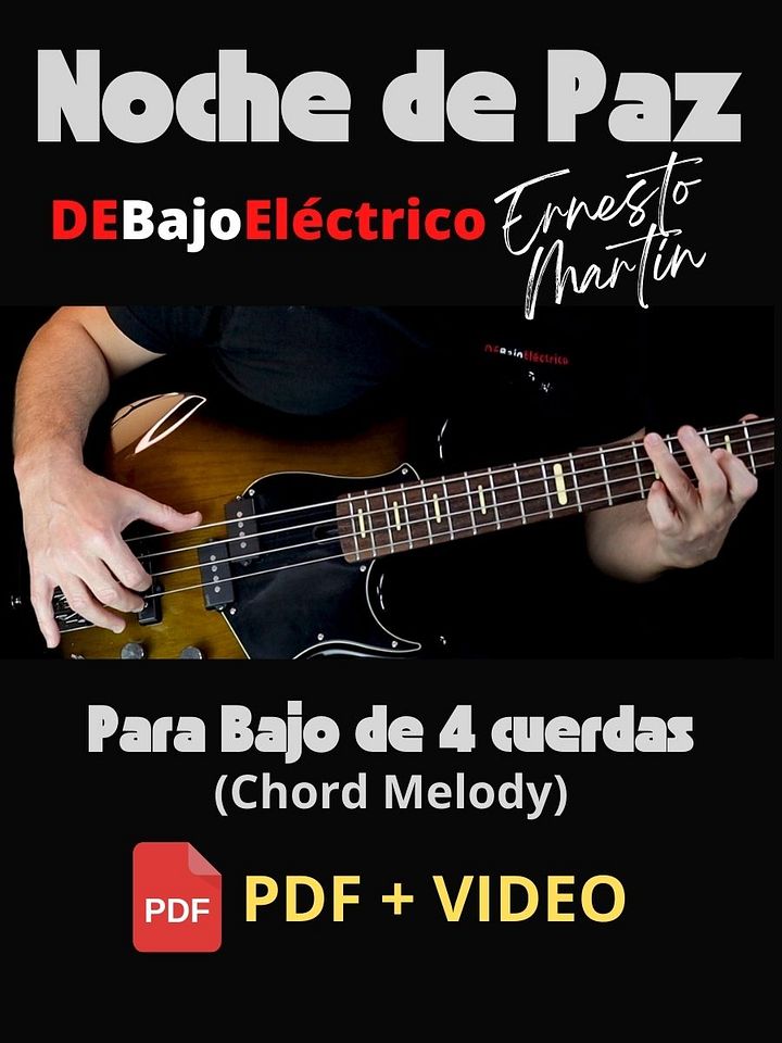 Noche de Paz para Bajo Eléctrico Arreglo product image (1)