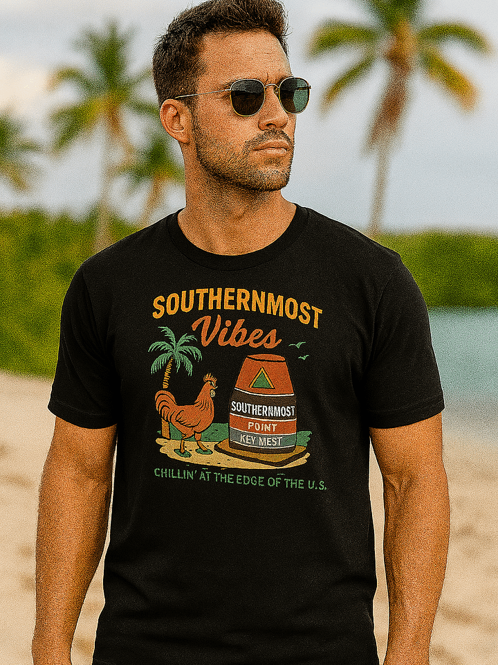 Southernmost Vibes Key West FLA Ultra-Soft Tee product image (1)