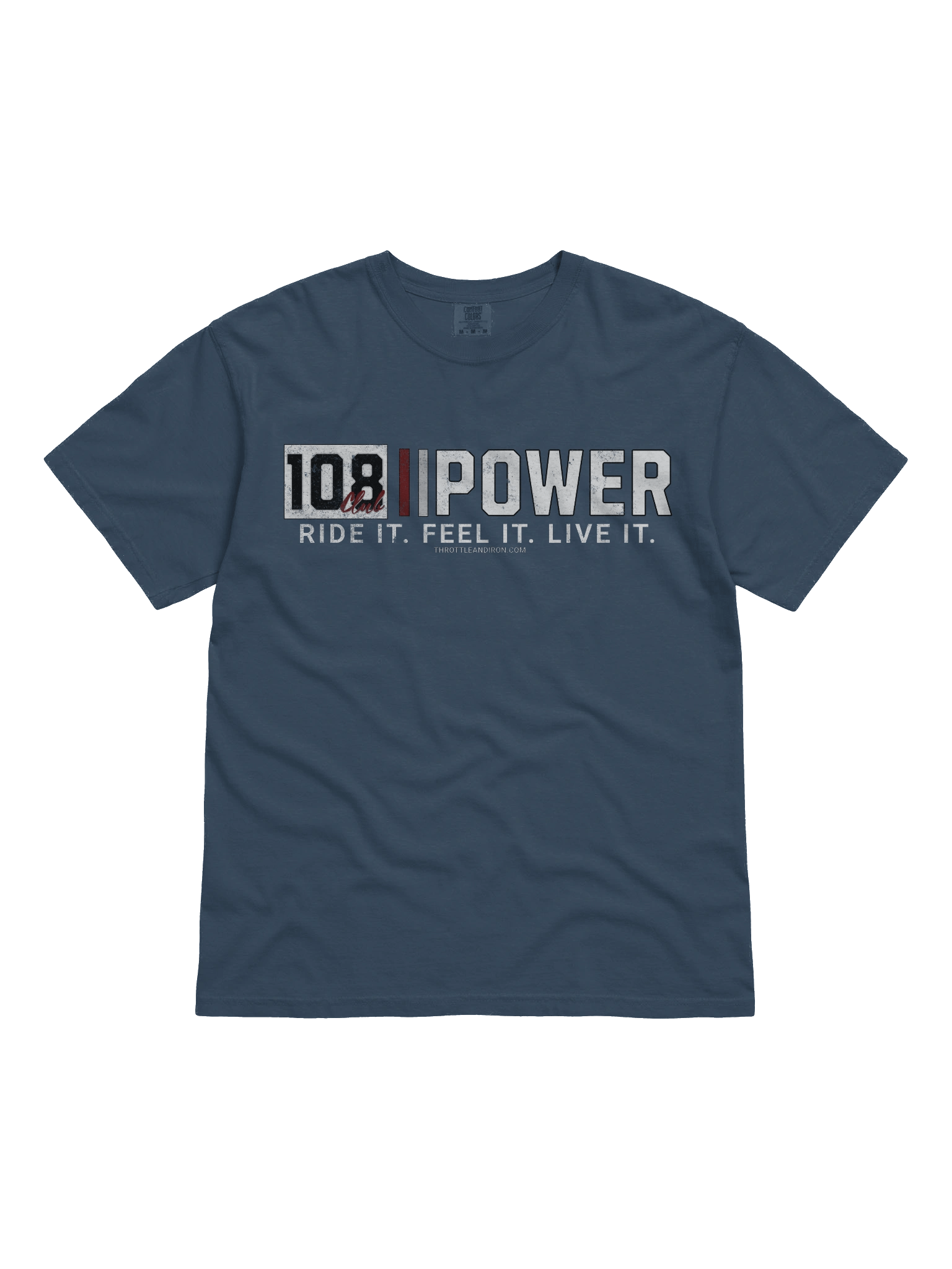 🔥 Club 108 POWER Throttle & Iron Podcast (IMC) Tee product image (2)