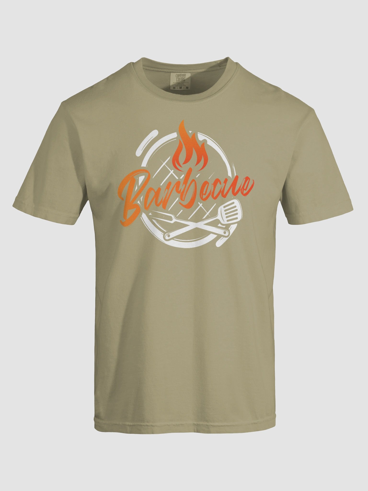 Flaming Barbecue Script Tee product image (57)