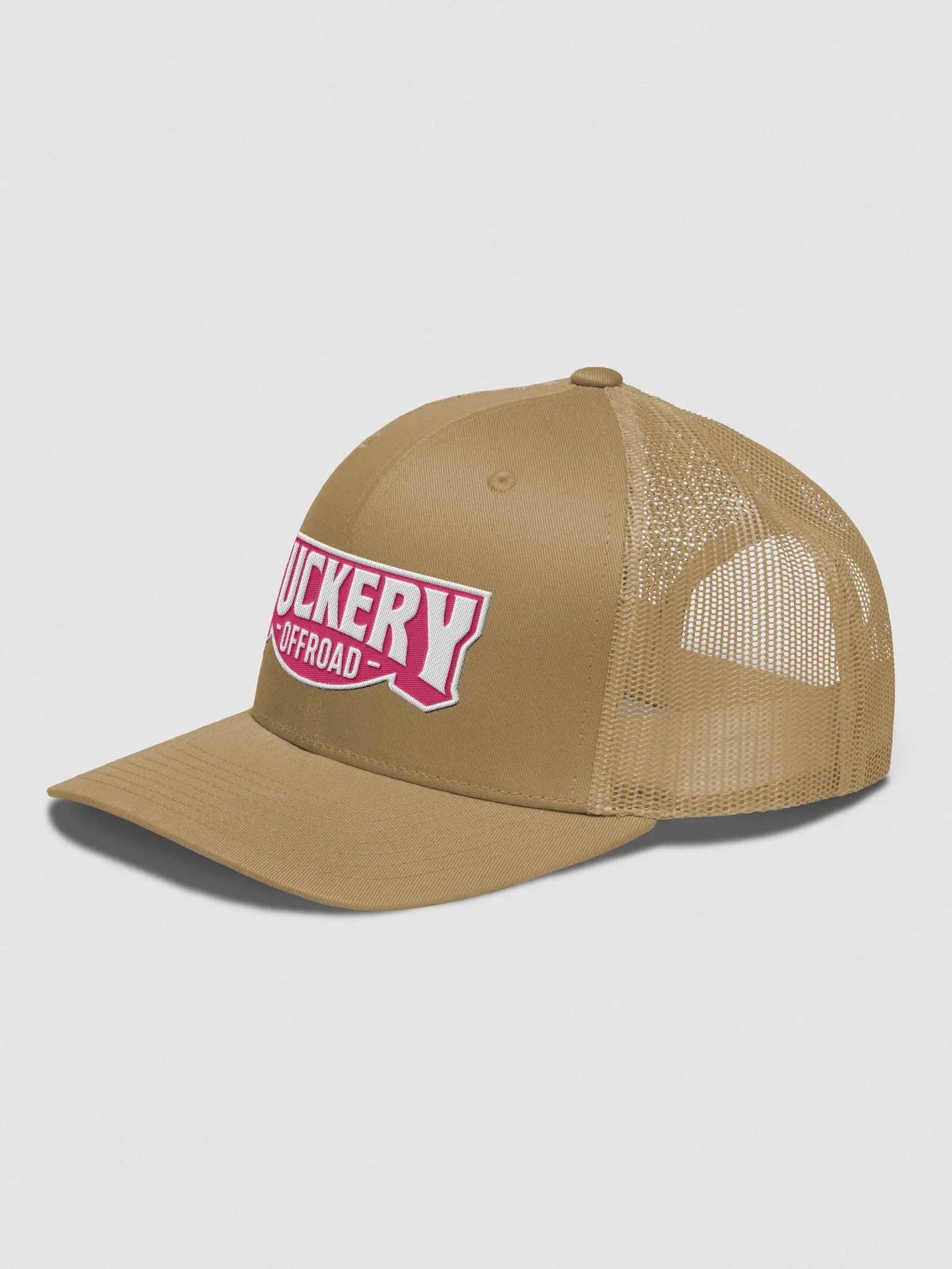 Ladies Fuckery Trucker Hat with pink logo product image (2)