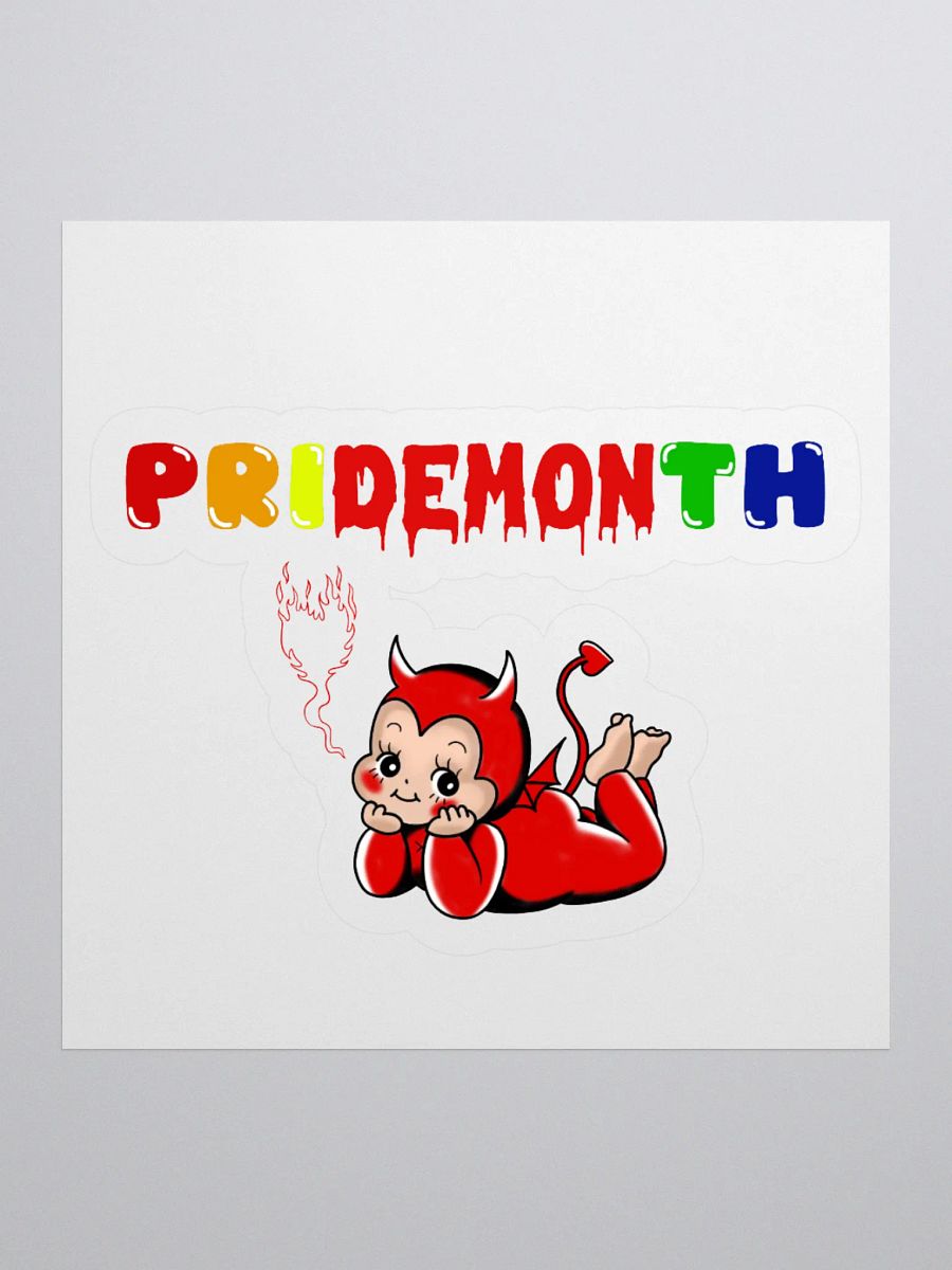 PriDEMONth Kewpie sticker product image (1)