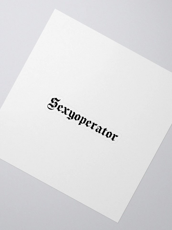 Sexyoperator sticker product image (2)