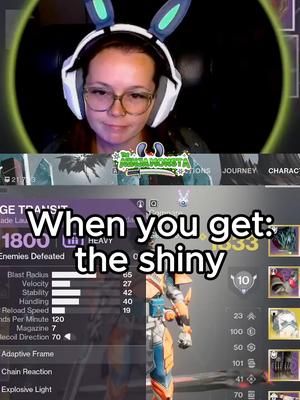 THE SHINY @talkqwertytome_ #destiny2 #onslaught #streamer #gamer #pcgaming