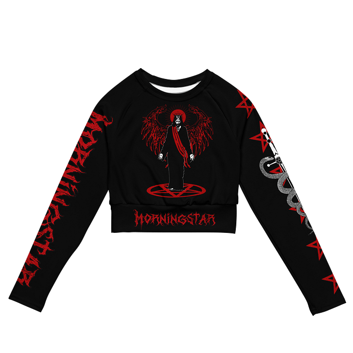 Morningstar All-Over Print Crop Long Sleeve Top product image (1)