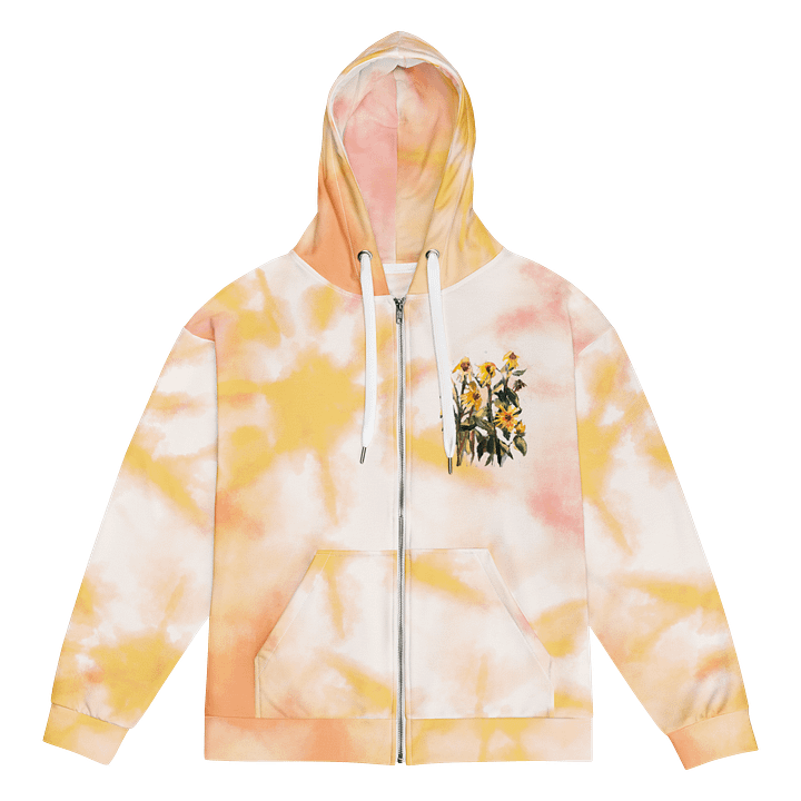 Whimsical Sunflower Zip Hoodie product image (1)