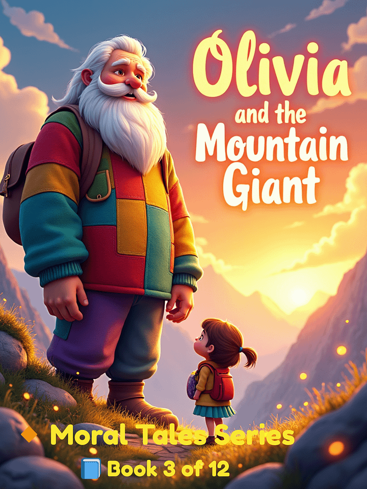 🧒⛰️ Olivia and the Mountain Giant – Illustrated Storybook with JessyJesty product image (1)
