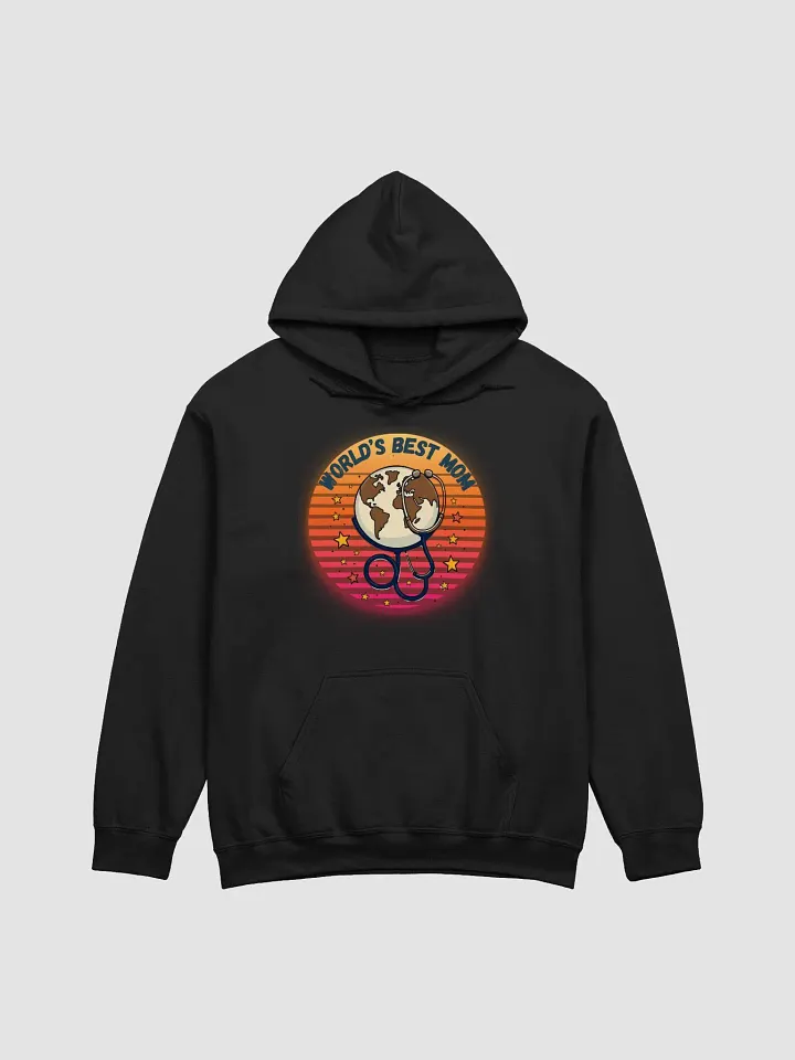 World's Best Mom Globe Hoodie product image (3)