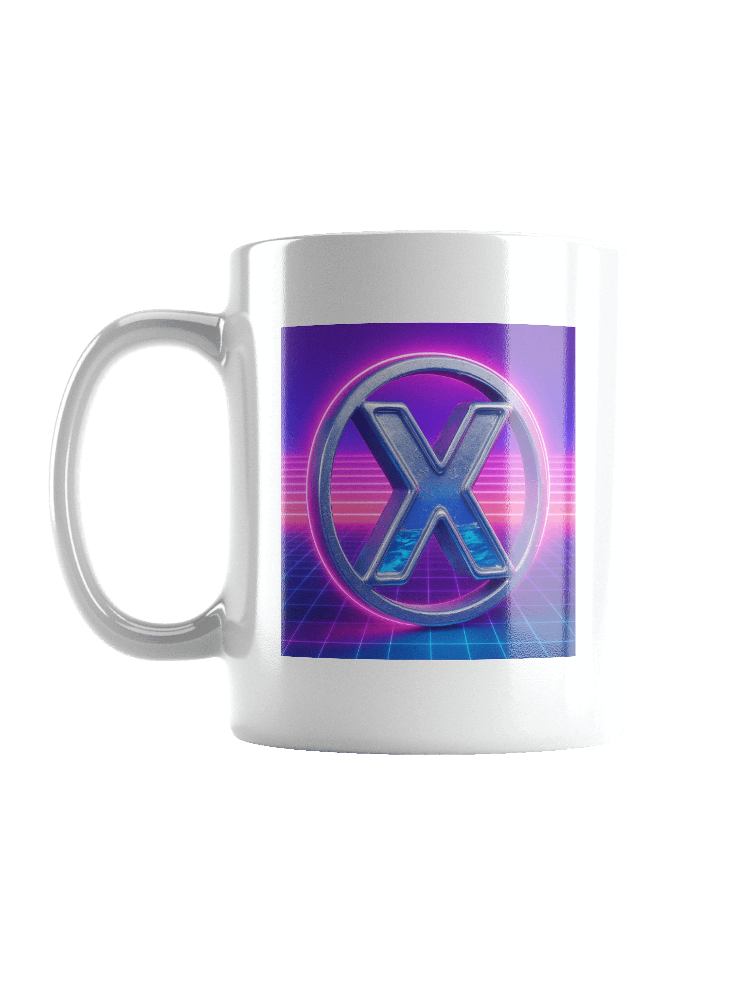 Vaporwave Pools X Logo Mug product image (1)