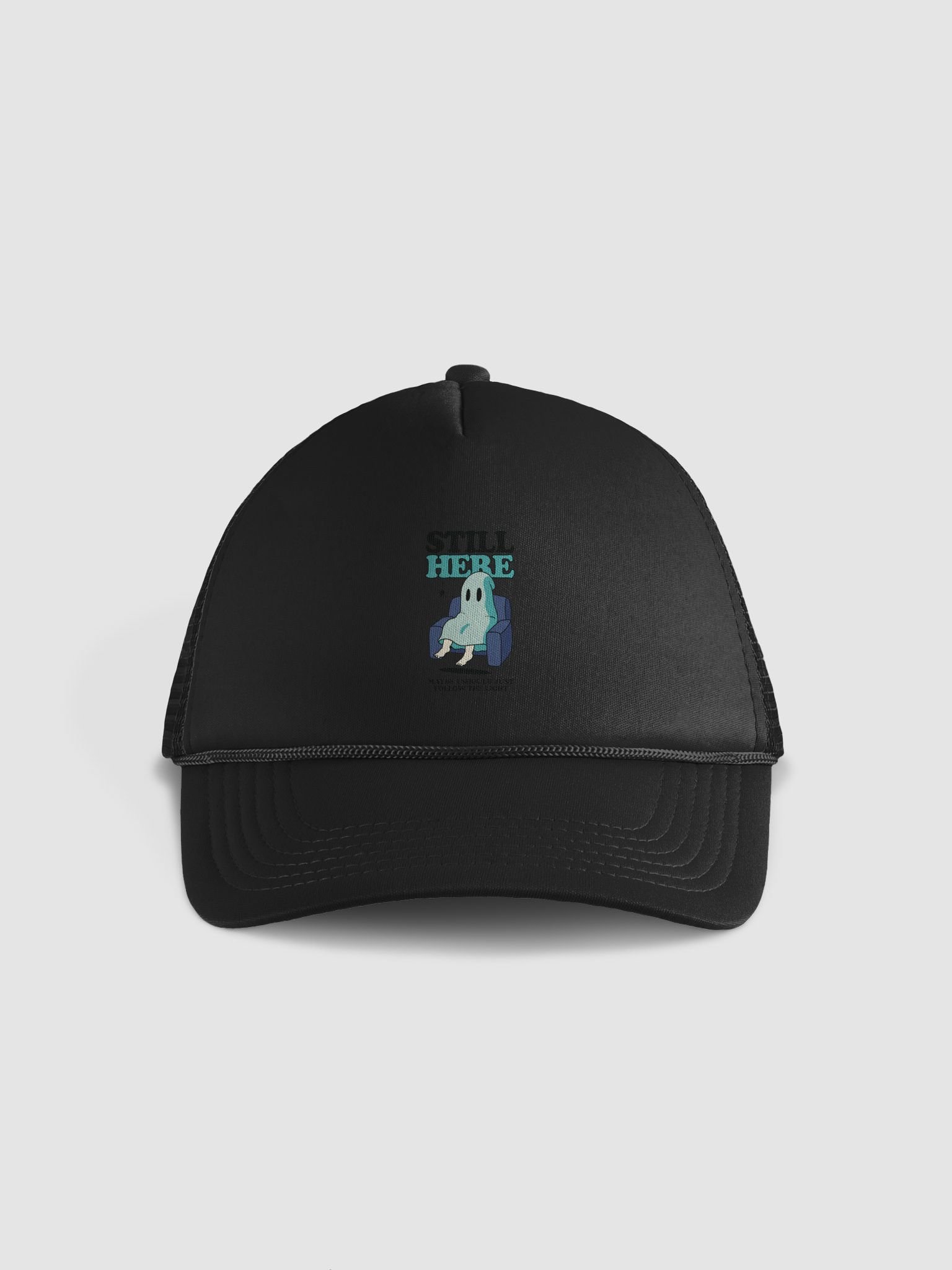 Still Here Ghost Foam Trucker Hat product image (1)