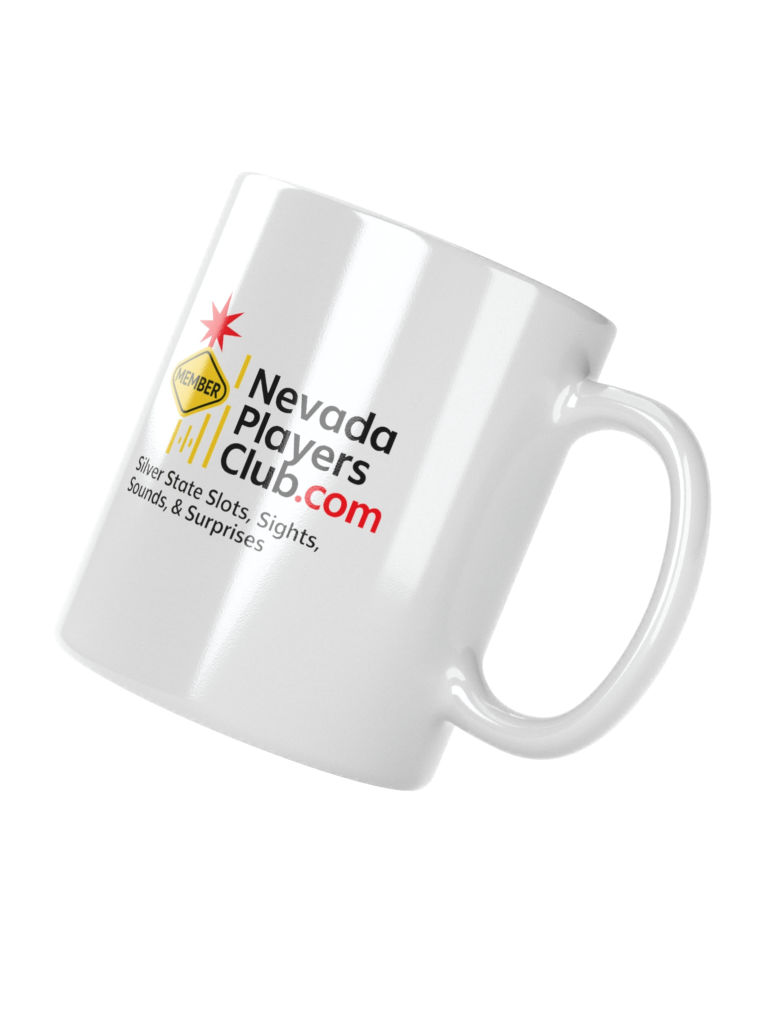 White Nevada Players Club Member Mug product image (7)