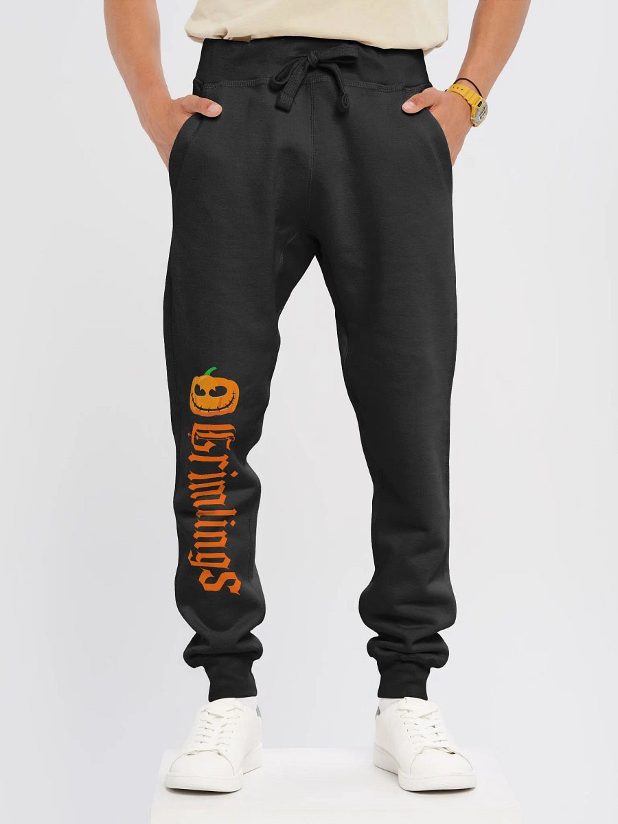 Grimlings Pumpkin Fleece Joggers product image (3)