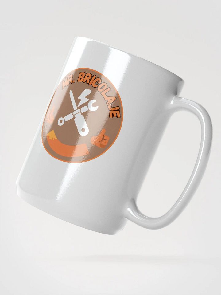 Taza blanca brillante MrBricolaje product image (2)