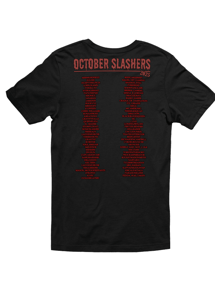 Slasher 2025 (OCTOBER SHIRT) product image (4)