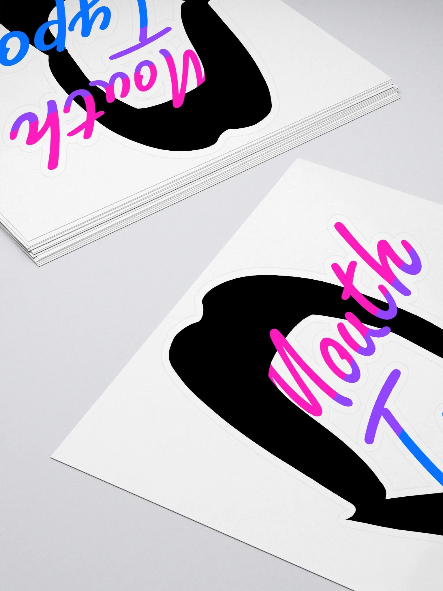 Mouth Typos (Bi Color) Sticker product image (4)