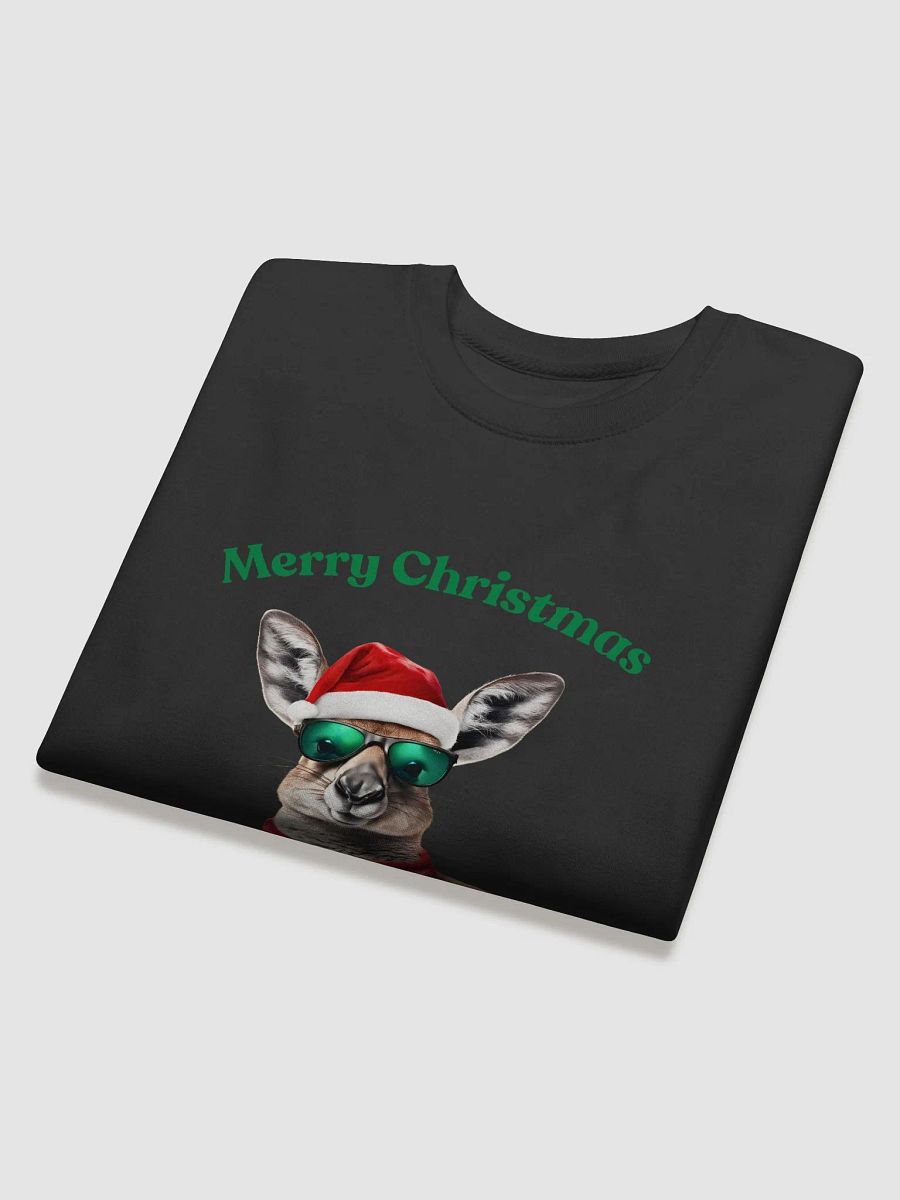 Festive Kangaroo Merry Christmas Sweatshirt - Green product image (4)
