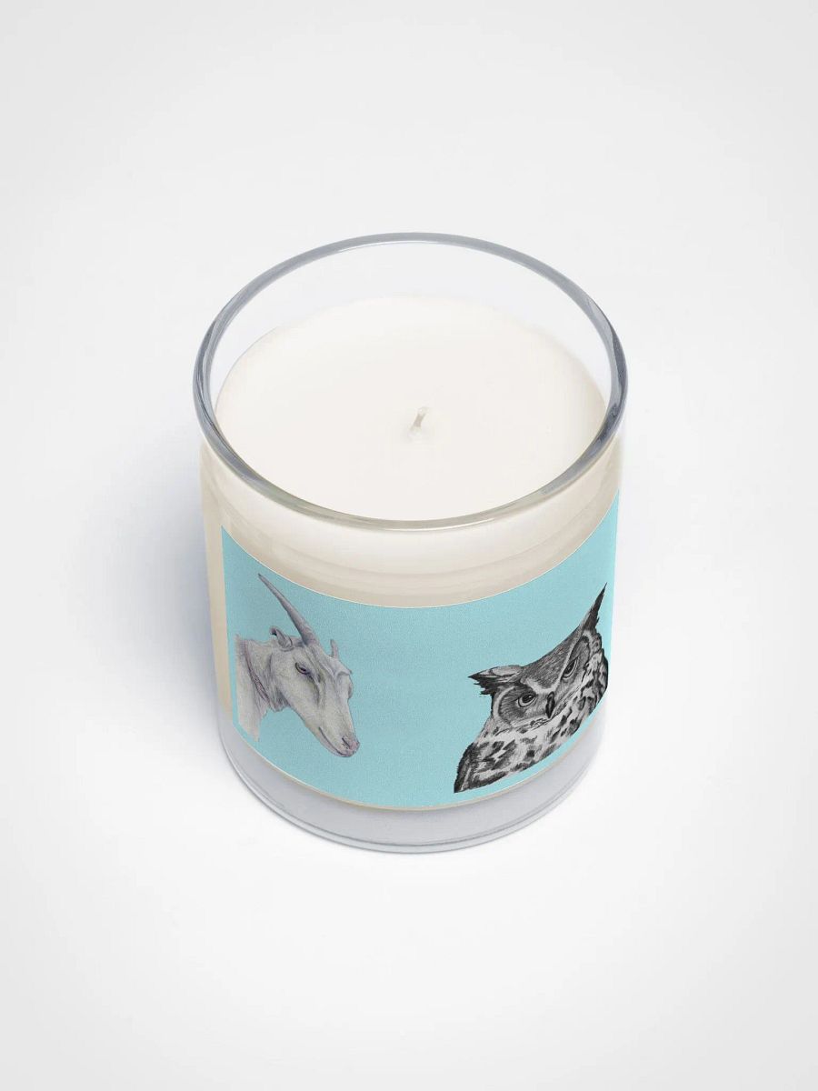 Goat and Owl Close-ups Candle product image (3)