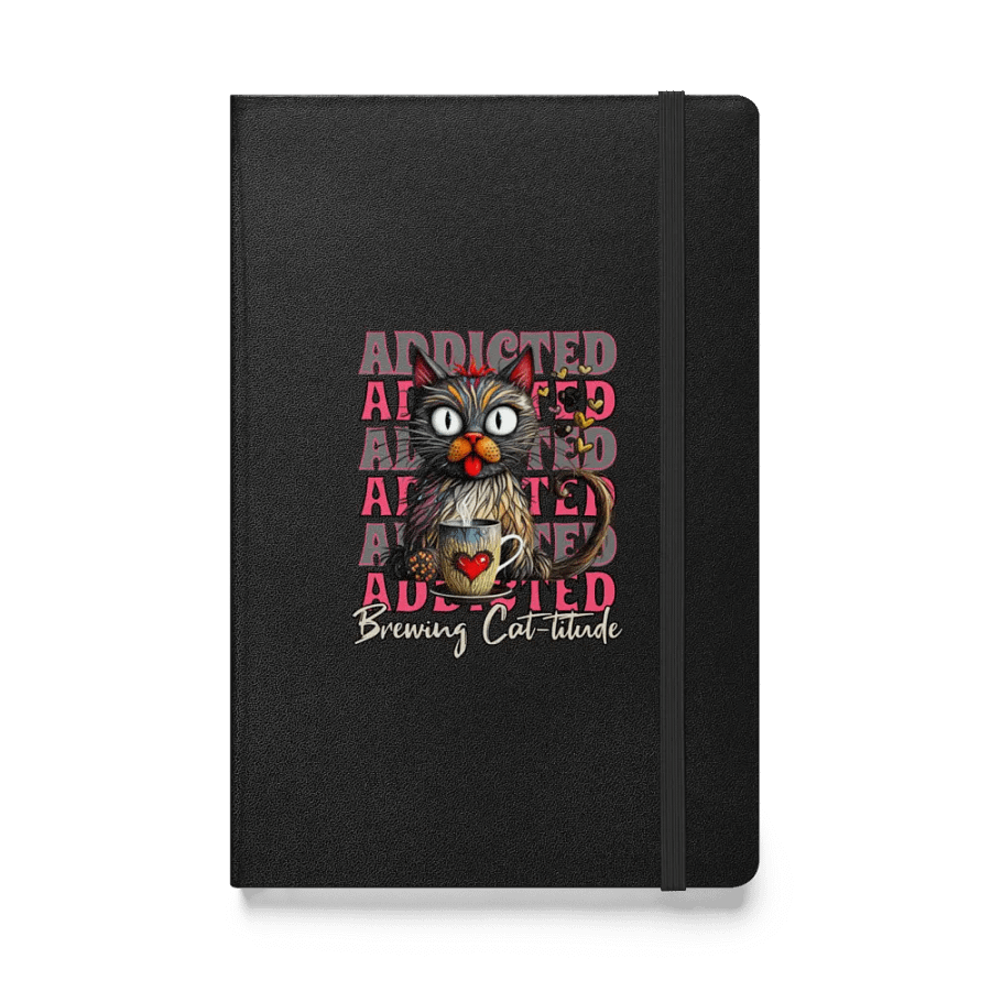 Addicted Brewing Cat-titude Hardcover Notebook product image (1)