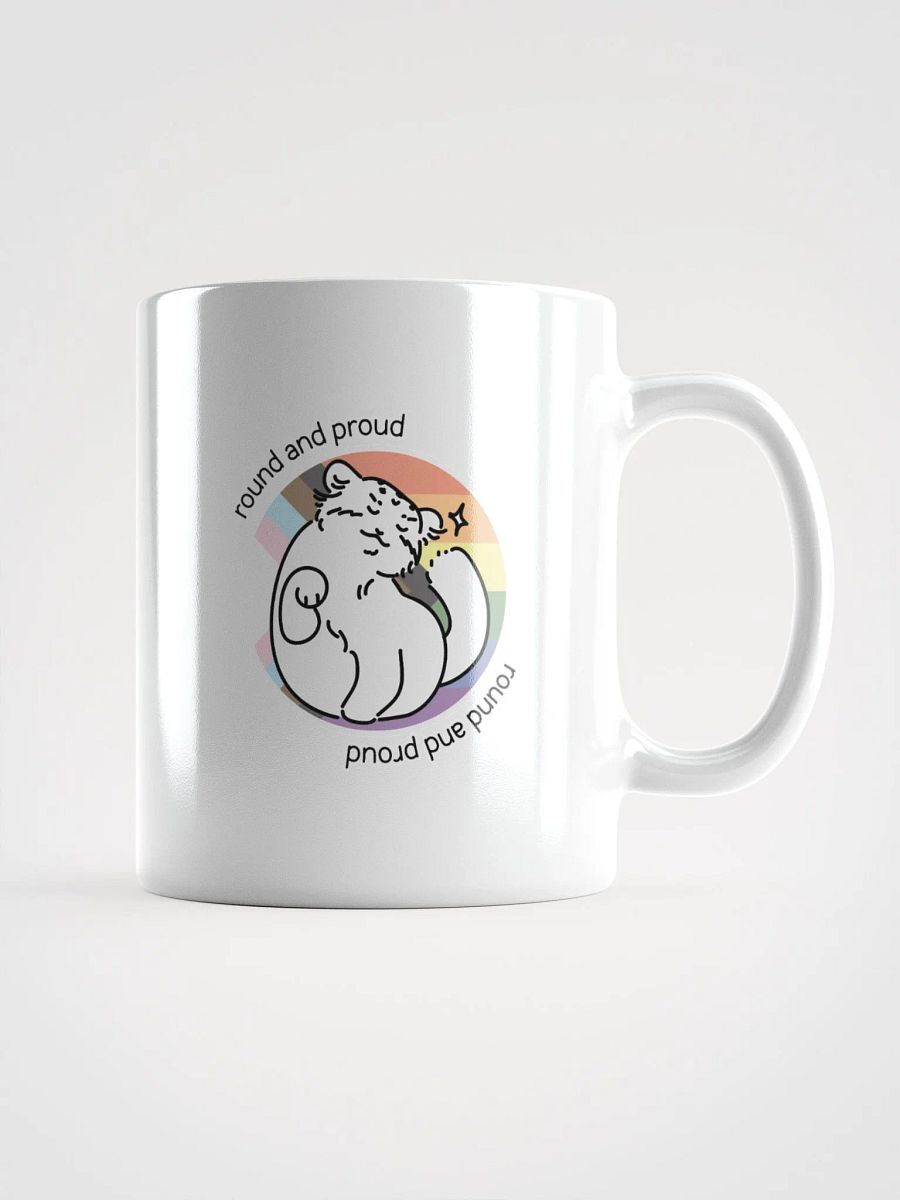 Round and Proud Manul Pride Pastels Version - White Mug product image (2)